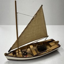 Wooden Fishing Boat Model