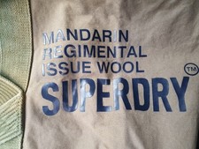 Superdry Heavy Duty Army Green Canvas Tote Bag