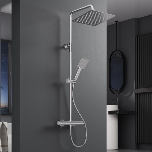 Brand new square thermostatic - brand,
