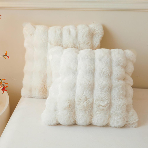 Pack fluffy faux rabbit fur - faux,