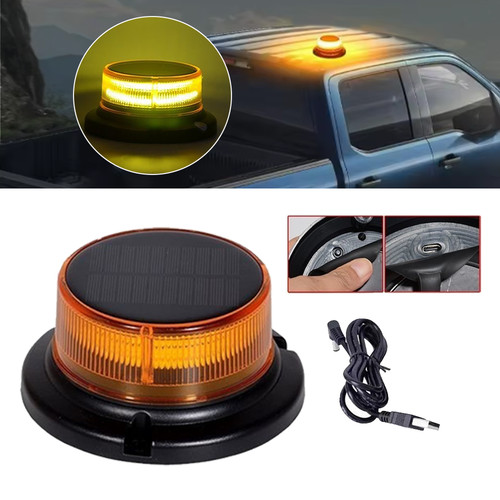Amber led strobe warning - amber,