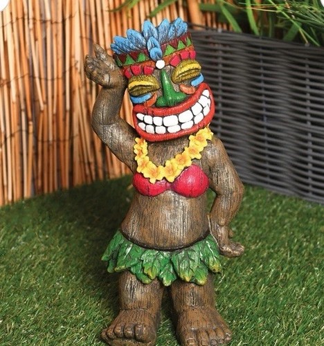 Tiki garden statue ornament - garden,