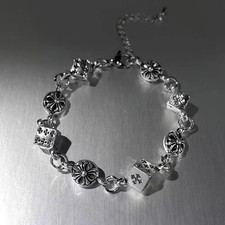 Titanium Gothic Chain Bracelet