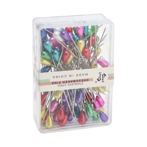 Extra long pearl head pins - head, for