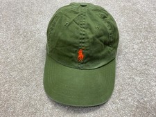 C-  Polo Ralph Lauren Green Cap Embroidered Logo adult Adjustable One Size