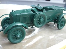 Vintage Airfix 1930 4 1/2 Litre Bentley 1/32 Scale Built Model Kit 1956