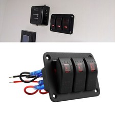 12V/24V 3 Gang LED Light Red