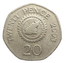 Guernsey 20 Pence 2003 Coin S1