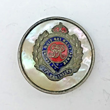 VINTAGE ENAMEL - WWII era - Royal Engineers Badge.