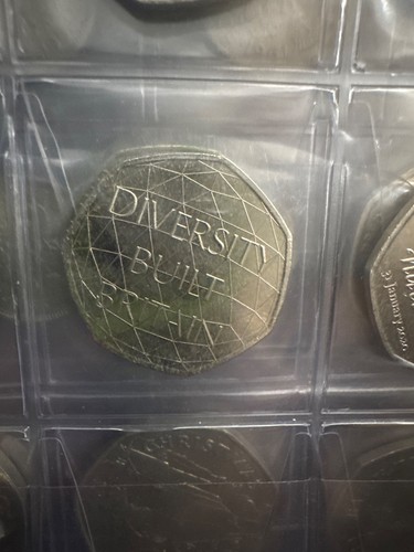 Diversity built britain - built, 50p