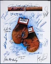 KEN NORTON - AUTOGRAPHED SIGNED POSTER WITH CO-SIGNERS