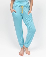 Cyberjammies Pyjama Bottoms Modal Paige Blue Jersey PJ Pants