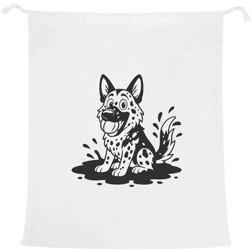 Muddy german shepherd - 'muddy,