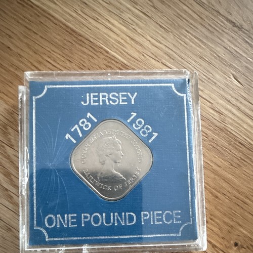 Jersey 1981 one pound - jersey, piece