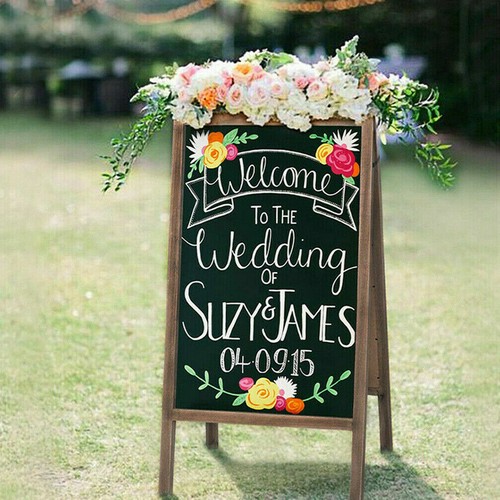 Solid wood frame chalkboard - frame,