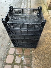 6x Dark Colour Shallow Size Ideal for garden seed trays or storage