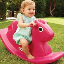 Little Tikes Rocking Horse Kids Riding Rocker [Magenta]