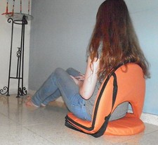 Orange chair fold Meditation