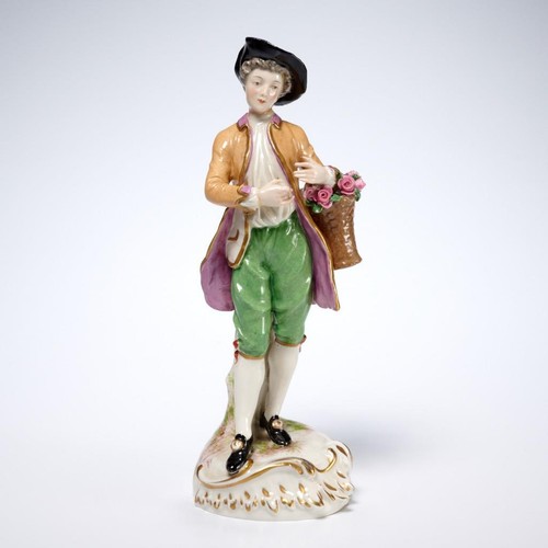 Meissen vtg porcelain boy - meissen,