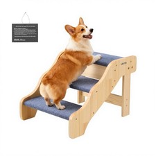 VEVOR Wood Pet Stairs for