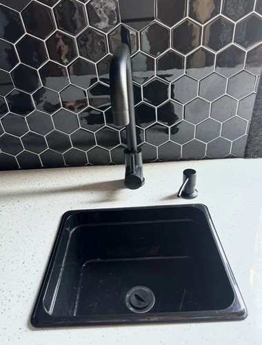 Black campervan boat - /,