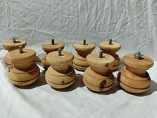 unfinished pine wood bun feet