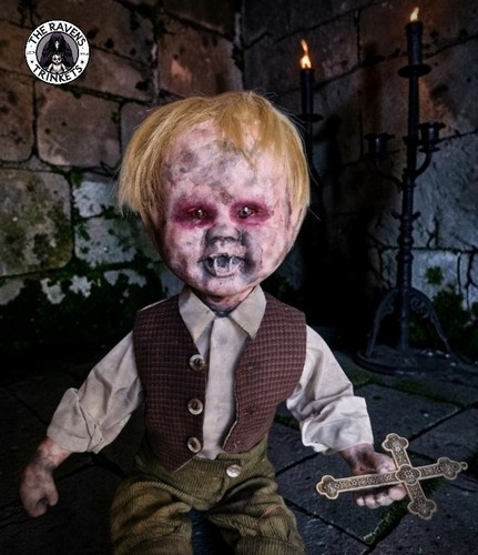 Creepy doll vampire - creepy,