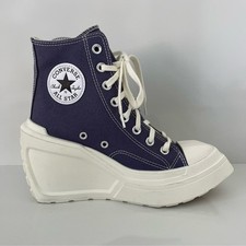 CONVERSE Chuck 70 De Luxe High Top Wedge Sneaker In Lavendar Ash