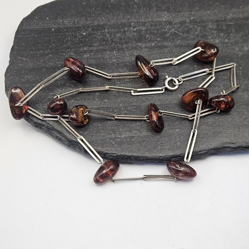 Vtg 925 necklace - , natural