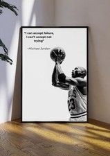 Michael Jordan Quote Wall Art