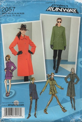 Simplicity sew pattern - sew, 2057