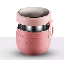 600ML Stainless Steel Lunch Box Food Pot Soup Storage Jar Containers Student