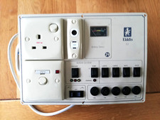 Elddis/Zig E2 Caravan Control Panel Switchboard. Integrated Fuses Mains/12 Volt.