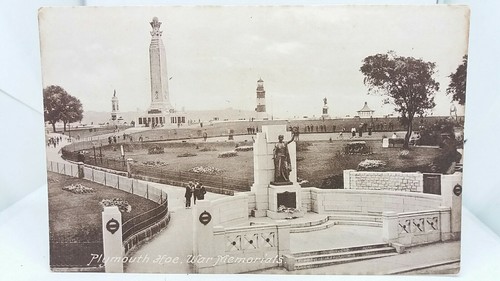 Vintage postcard plymouth hoe - vintage,