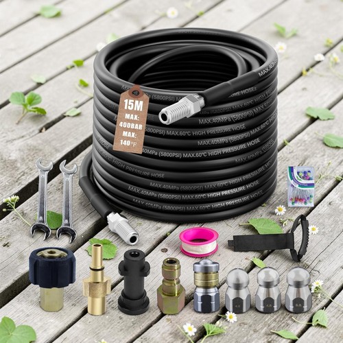 Drain cleaning hose 15m - cleaning,