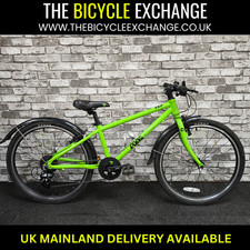 FROG 62 CHILDRENS HYBRID GREEN BIKE - 24 INCH WHEELS