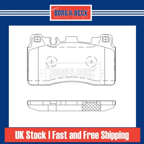 Brake pads set for mercedes - pads,