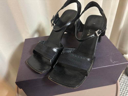 Prada strap sandals - prada, black