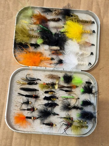 Wheatley fly box with - wheatley, flies