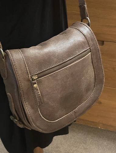 Fatface brown leather saddle - fatface,