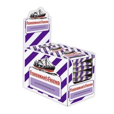 Fishermans Friend Blackcurrant Flavour Lozenges with Sweeteners 25g - Pack of 24