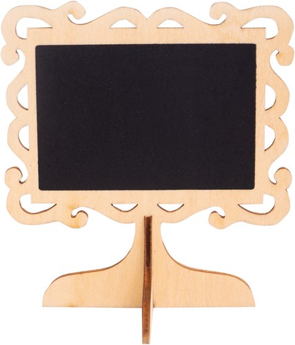 Wooden chalkboard table place - wooden,