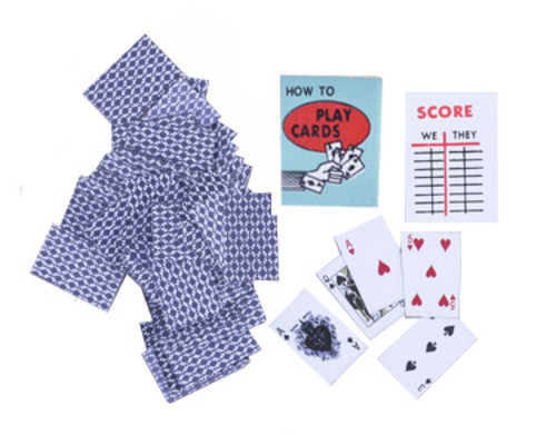 Playing cards set miniatures - cards,
