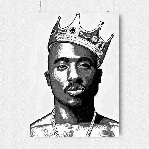 2pac poster rapper - 2pac,