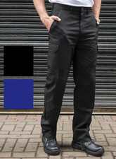Pro RTX RX600 Mens Classic Workwear Uniform Tradesman cargo trousers Black Navy