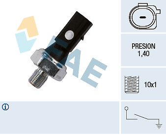 New oil pressure switch for - pressure,