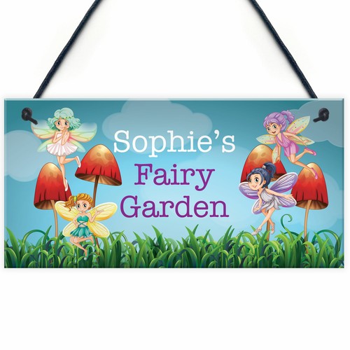 Fairy garden plaque - fairy,