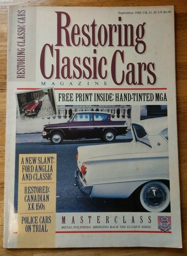Restoring classic cars sept - cars,