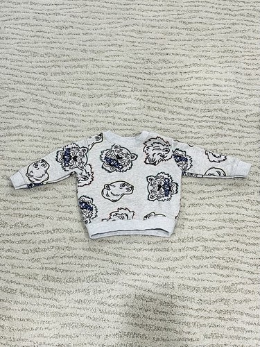 Kenzo baby grey crewneck - baby,