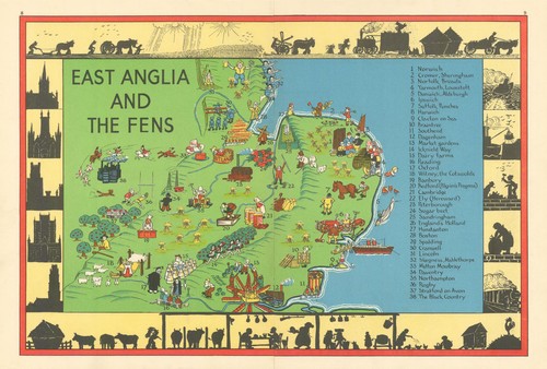East anglia and - anglia, fens